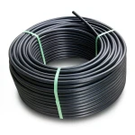 HDPE Coil Pipe PN 12.5 Bar PE 80, 75 mm Diameter, SDR 11, Black