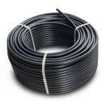HDPE Plastic Coil Pipe PN 12.5 Bar PE 80 OD 90 mm SDR 11 Black