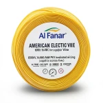 سلك كهرباء امريكي AWM نحاس مجدول 600 فولت 16 AWG عزل PVC لون أصفر 2500 قدم | شركة الفنار