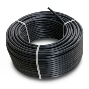 لفة أنابيب HDPE ضغط 12.5 بار PE 80 قطر خارجي 110 مم SDR 11 لون أسود
