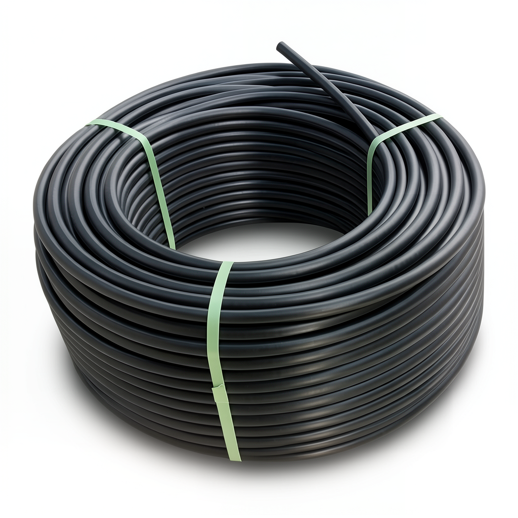 لفة أنابيب بلاستيك HDPE ضغط 12.5 بار PE 80 قطر خارجي 125 مم SDR 11 لون أسود