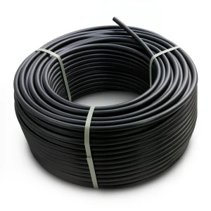 لفة أنابيب HDPE ضغط 16 بار PE 80 قطر خارجي 16 مم SDR 9 لون أسود