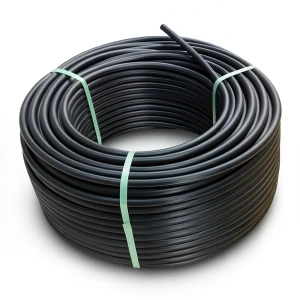 لفة أنابيب HDPE ضغط 16 بار PE 80 قطر خارجي 20 مم SDR 9 لون اسود