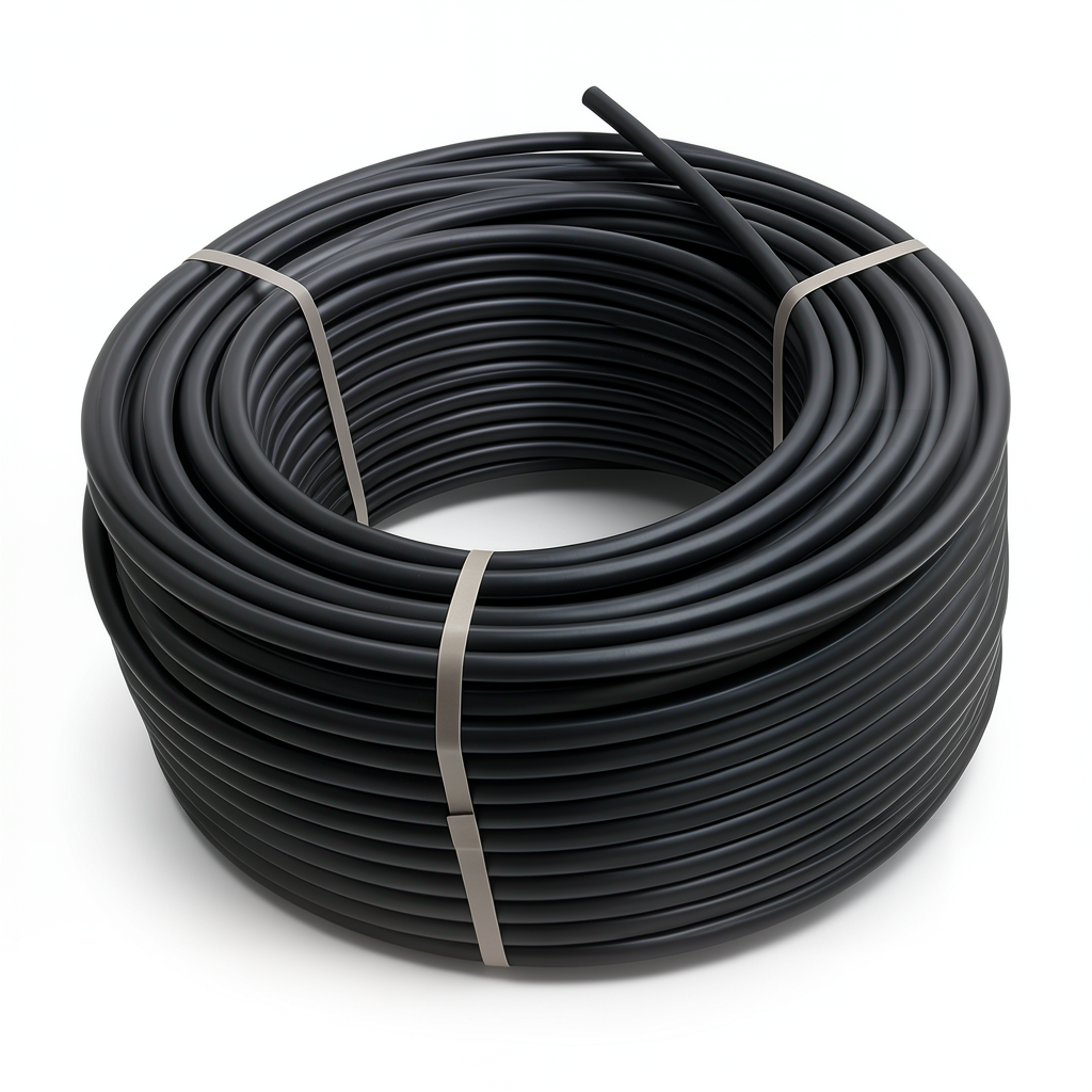 HDPE Coil Pipe PN 16 Bar PE 80 OD 25 mm SDR 9 Black