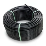 HDPE Plastic Coil Pipe Nominal Pressure 16 Bar PE80 OD 32 mm SDR 9 Black