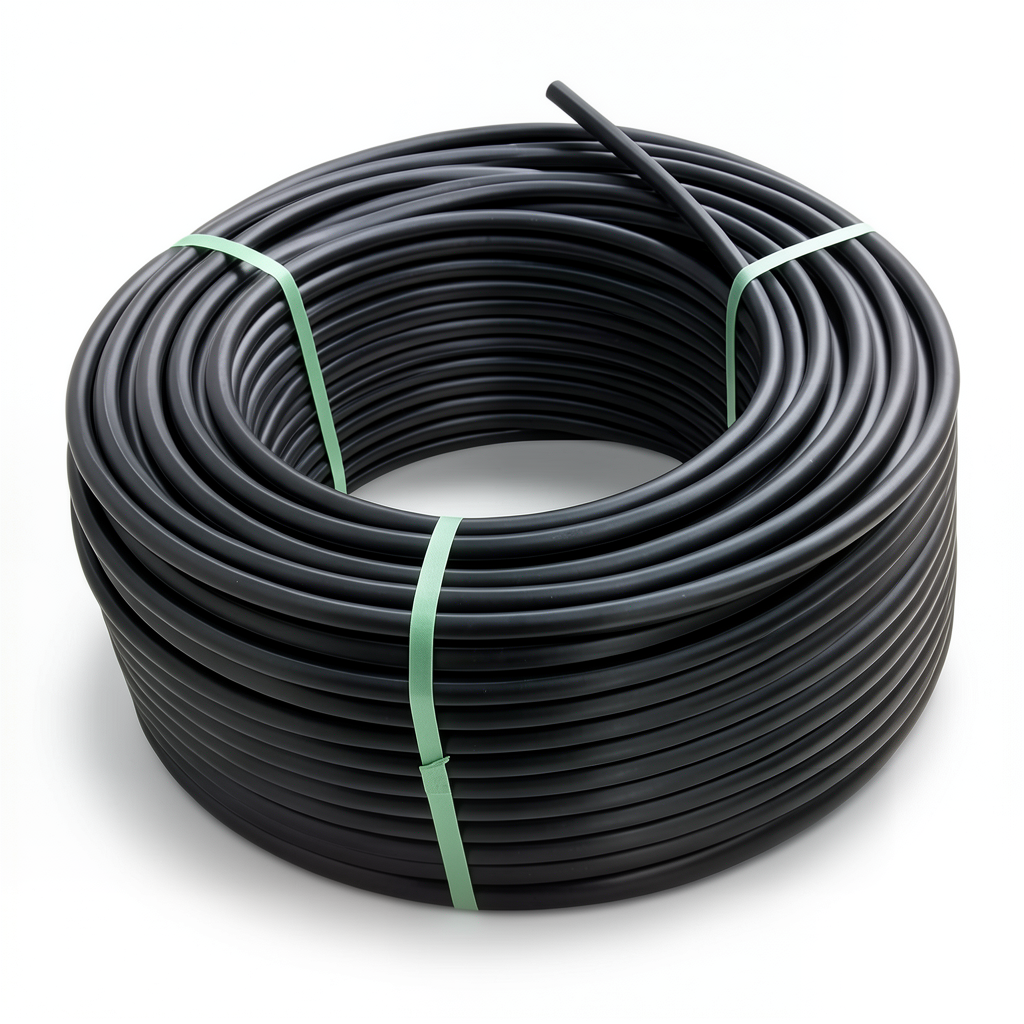 لفة أنابيب HDPE ضغط 16 بار PE 80 قطر خارجي 40 مم SDR 9 لون أسود