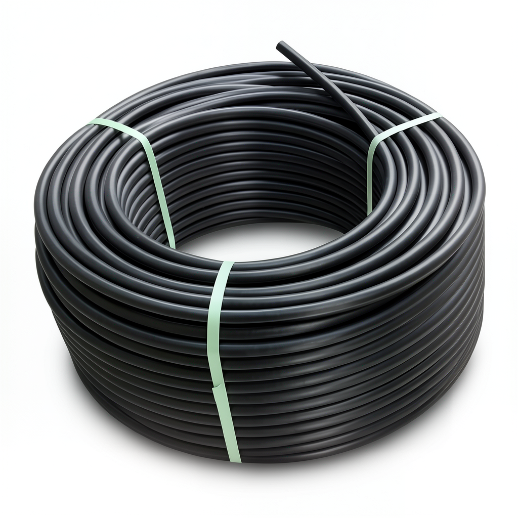 HDPE Plastic Coil Pipe PN 16 Bar PE 80 OD 110 mm SDR 9 Black