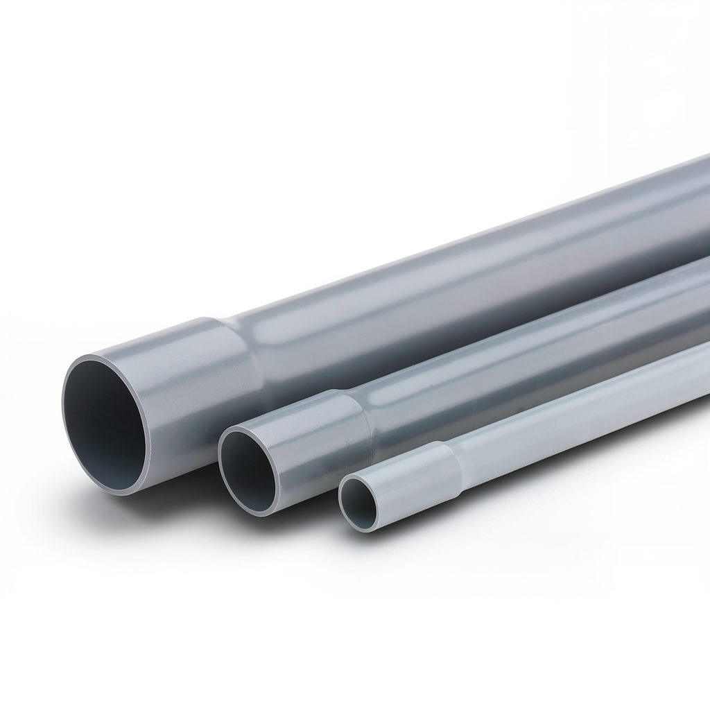 UPVC Pipe PN 2 Bar Size 250 mm Thickness 2 mm Grey Color