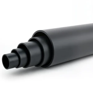 مواسير بلاستيك HDPE ضغط اسمي 6 بار PE 80 قطر خارجي 315 مم SDR 22 لون أسود