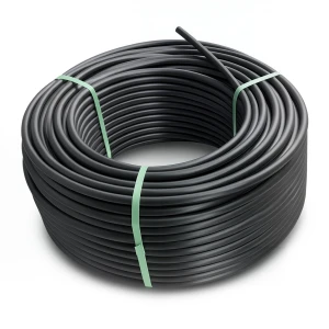 لفة أنابيب HDPE ضغط 16 بار PE 80 قطر خارجي 160 مم SDR 9 لون أسود