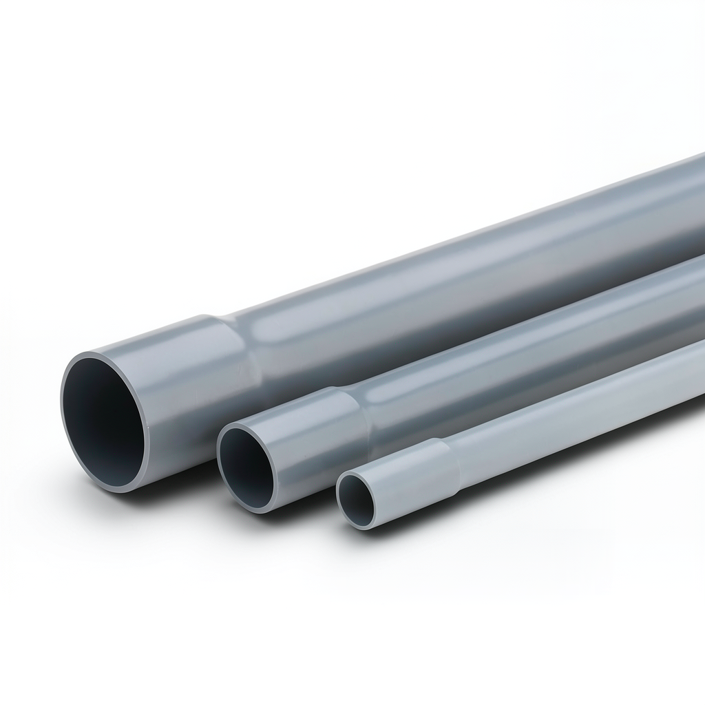 مواسير UPVC ضغط 2 بار قطر خارجي 315 مم سمك 2.5 مم لون رمادي