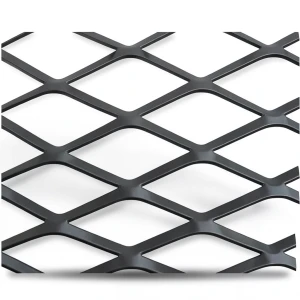 Hot Rolled Black Steel Expanded Metal Mesh Thickness 2.8 mm Width 1.22 m Length 1 m