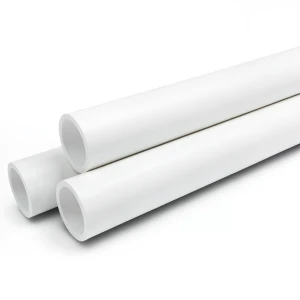 مواسير UPVC جدول 40 مقاس ½ إنش سمك 2.8 مم لون أبيض