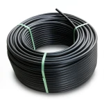 HDPE Plastic Coil Pipe PN 12.5 Bar PE 80 OD 25 mm SDR 11 Black