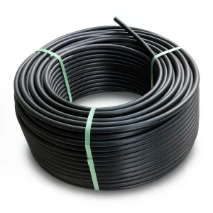 لفة أنابيب HDPE ضغط 12.5 بار [PE 80] قطر خارجي 25 مم SDR 11 لون اسود