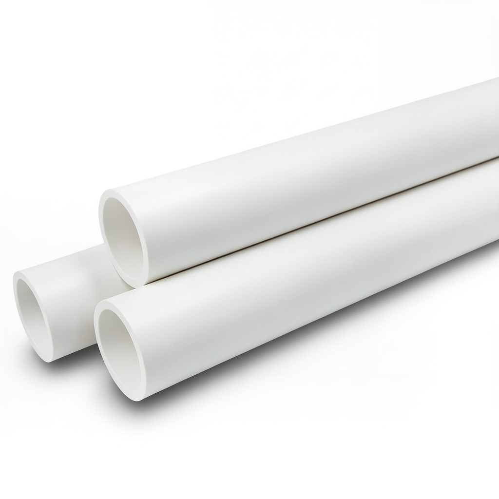 UPVC Pipes Schedule 40 Size 1 inch Thickness 3.4 mm White
