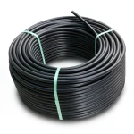 لفة أنابيب HDPE ضغط 6 بار PE 80 قطر خارجي 40 مم SDR 22 لون أسود