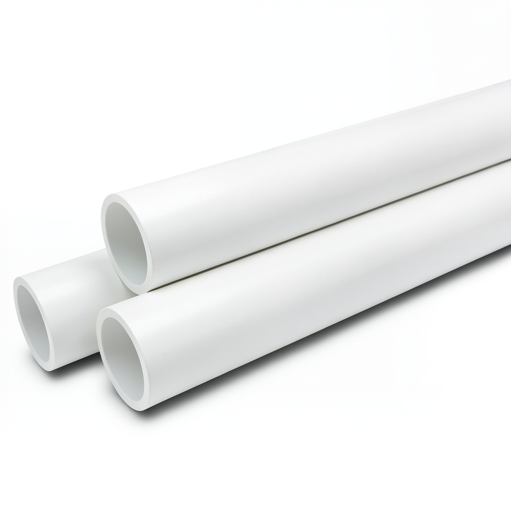 مواسير UPVC بلاسكو جدول 40 مقاس ¼ 1 إنش سمك 3.6 مم لون أبيض