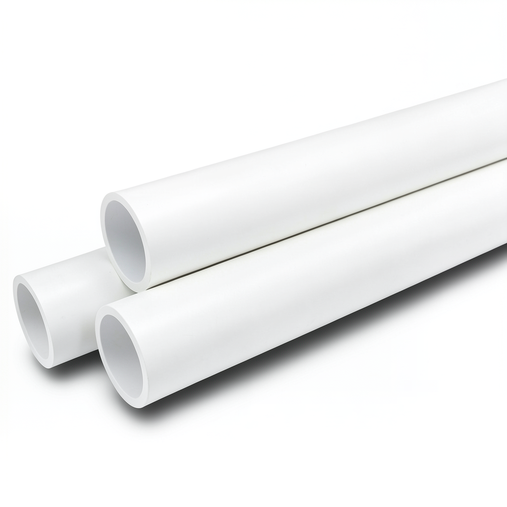 مواسير UPVC بلاسكو جدول 40 مقاس ½ 1 إنش سمك 3.7 مم لون أبيض