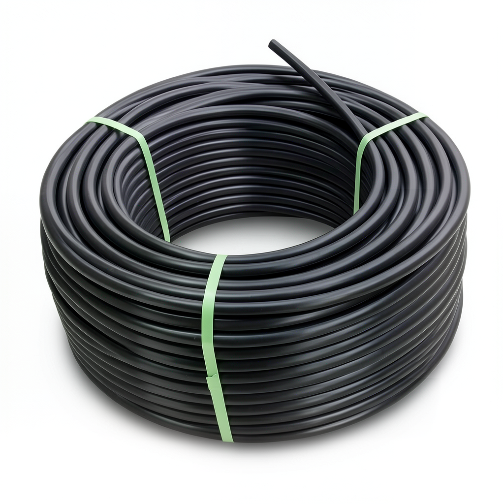 HDPE Coil Pipe Nominal Pressure 12.5 Bar PE 80 Outside Diameter 50 mm SDR 11 Black