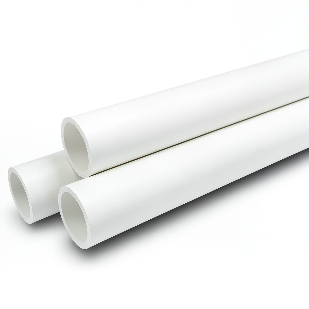 UPVC Pipes Schedule 40 Size 2 inch Thickness 3.9 mm White