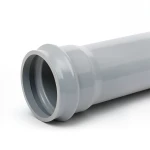 UPVC Plastic Pipe 6 Bar Pressure 250 mm OD 7.3 mm Thickness Gray