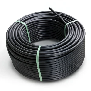 HDPE Coil Pipe PN 12.5 Bar PE 80, 75 mm Diameter, SDR 11, Black