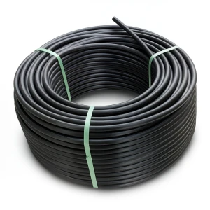 لفة أنابيب بلاستيك HDPE ضغط 12.5 بار PE 80 قطر خارجي 90 مم SDR 11 لون أسود