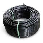 لفة أنابيب HDPE ضغط 12.5 بار PE 80 قطر خارجي 110 مم SDR 11 لون أسود