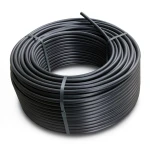لفة أنابيب HDPE ضغط 12.5 بار PE 80 قطر خارجي 140 مم SDR 11 لون أسود
