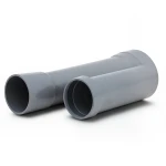 UPVC Pipes Schedule 80 Size 4 inch Thickness 8.6 mm Gray