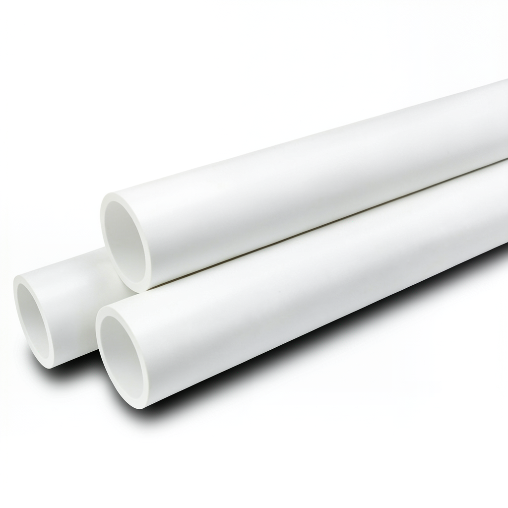UPVC Pipes Schedule 40 Size 6 inch Thickness 7.1 mm White