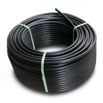 لفة أنابيب HDPE ضغط 16 بار PE 80 قطر خارجي 16 مم SDR 9 لون أسود