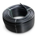 لفة أنابيب HDPE ضغط 16 بار PE 80 قطر خارجي 20 مم SDR 9 لون اسود