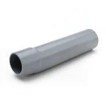 UPVC Plastic Pipe 2 Bar Pressure 560 mm Size 4.5 mm Thickness Gray Color