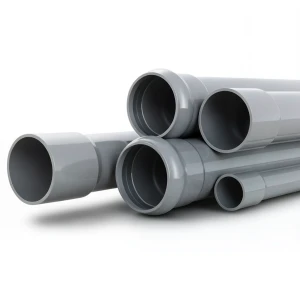 أنابيب UPVC مقاس ¾ إنش سمك 3.9 مم لون رمادي
