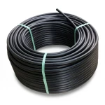 لفة أنابيب HDPE ضغط 16 بار PE 80 قطر خارجي 40 مم SDR 9 لون أسود