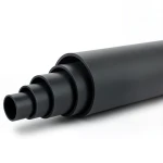 مواسير HDPE ضغط 6 بار PE 80 قطر خارجي 225 مم SDR 22 لون أسود