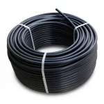 لفة أنابيب HDPE ضغط 16 بار PE 80 قطر خارجي 63 مم SDR 9 لون أسود