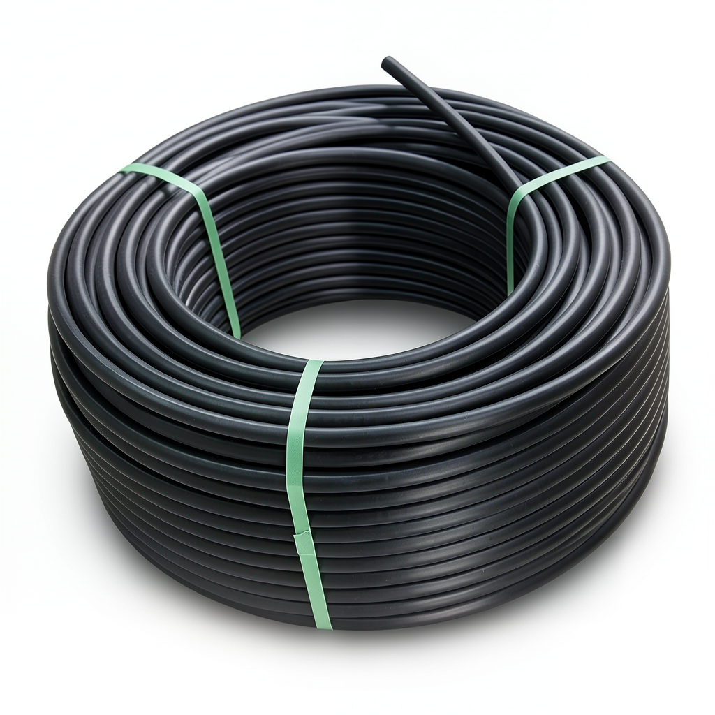 لفة أنابيب بلاستيك HDPE ضغط 16 بار [PE 80] قطر خارجي 75 مم SDR 9 لون أسود