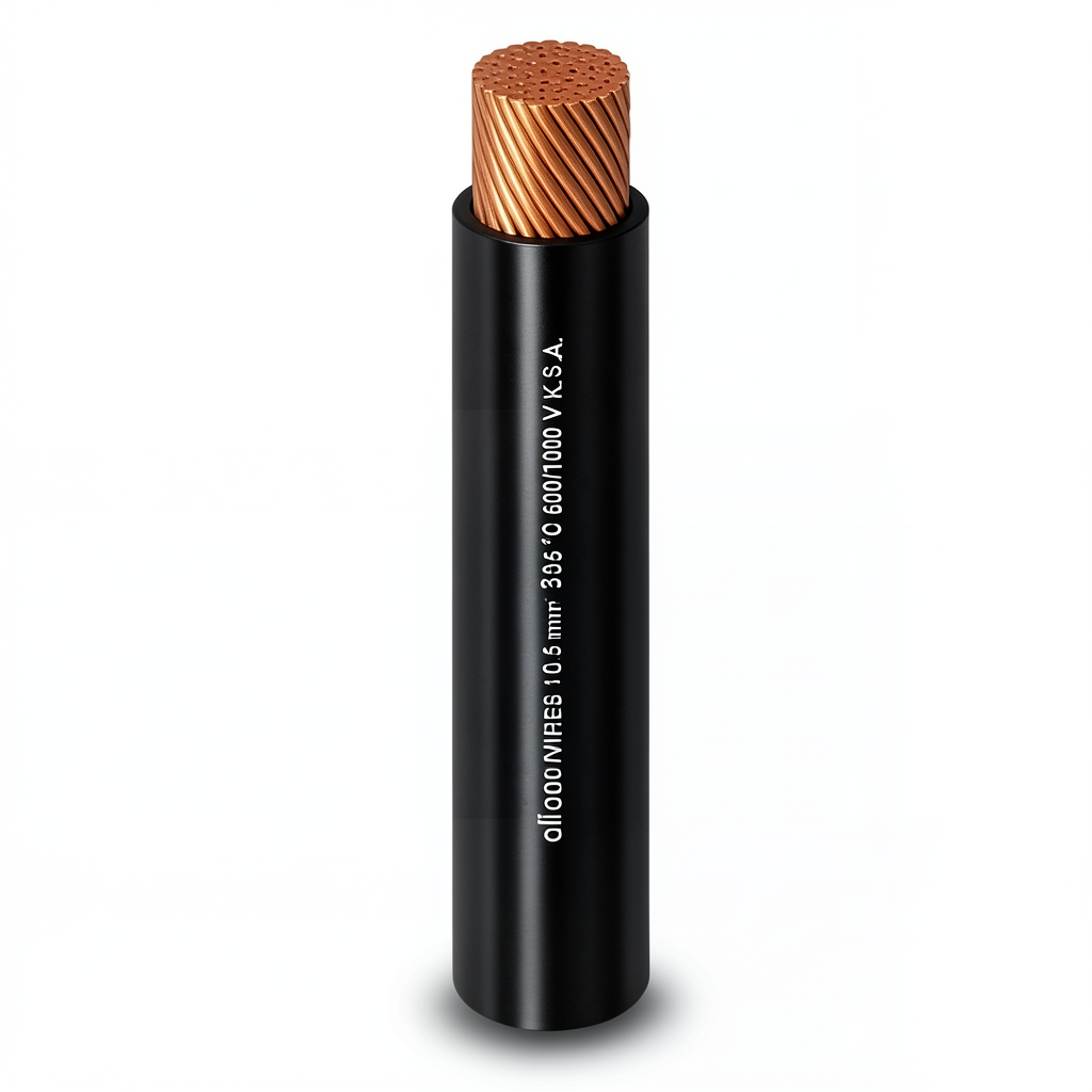 Copper Flexible Wire 35mm2 600/1000V PVC Insulation Black Color | Al Fanar