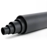 HDPE Pipe Nominal Pressure 6 Bar PE 80 OD 500 mm SDR 22 Black
