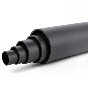 مواسير HDPE ضغط 6 بار PE 80 قطر خارجي 500 مم SDR 22 لون أسود