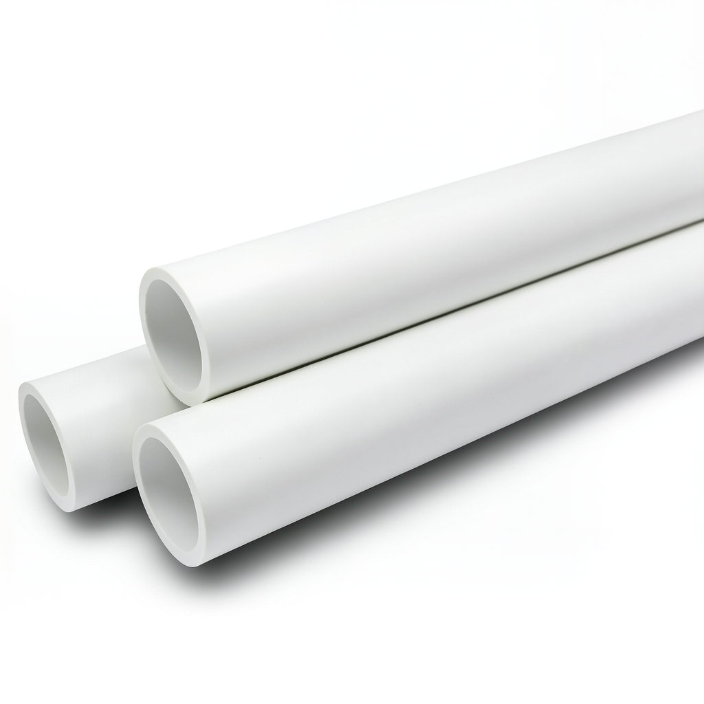 مواسير UPVC جدول 40 مقاس 2 إنش سمك 3.9 مم لون أبيض