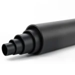 HDPE Plastic Pipe 6 Bar Pressure PE 80 Outer Diameter 630 mm SDR 22 Black