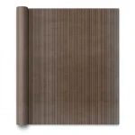 Italian Wallpaper Brown Color Striped Design, Size 10mx0.73m, Model 125036