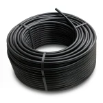 HDPE Polyethylene Coil Pipe Nominal Pressure 6 Bar PE 80 Size 50 mm SDR 22 Black