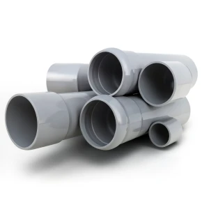 مواسير UPVC جدول 80 مقاس 3 إنش سمك 7.9 مم لون رمادي