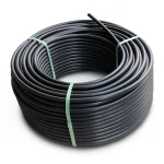 HDPE Coil Pipe Pressure 6 Bar PE 80 Size 90 mm SDR 22 Black