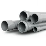 UPVC Pipes Schedule 80 Size 4 inch Thickness 8.6 mm Gray